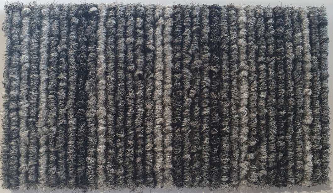 carpet Tile, Colour Platinum Stripe £17.99sq.m