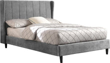 Amelia Dark Grey Fabric Bed, 3 Sizes