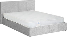 Waverley Storage Bed Grey Crushed Velvet