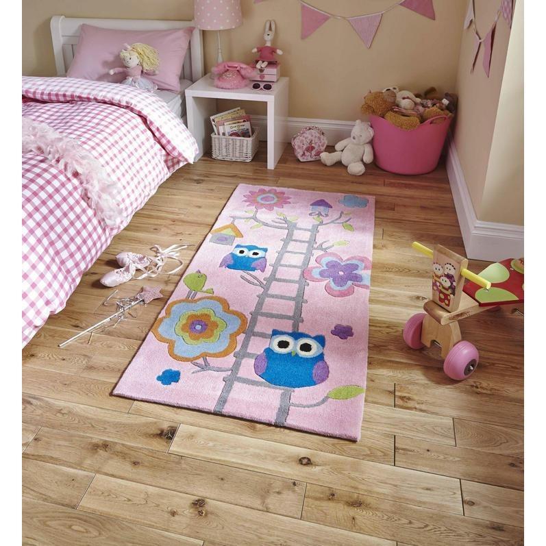 Children's Pink Rug 5648 - Perfectly Home Interiors