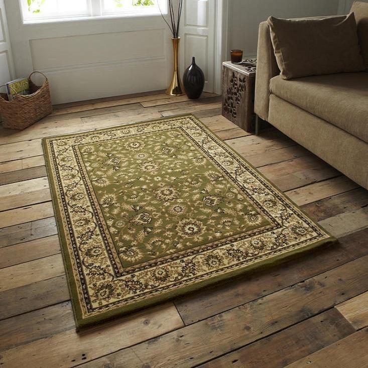 Heritage 993 Green Rug - Perfectly Home Interiors