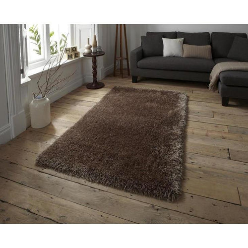Monte Carlo Beige Shaggy Rug - Perfectly Home Interiors