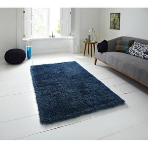Monte Carlo Blue shaggy Rug - Perfectly Home Interiors